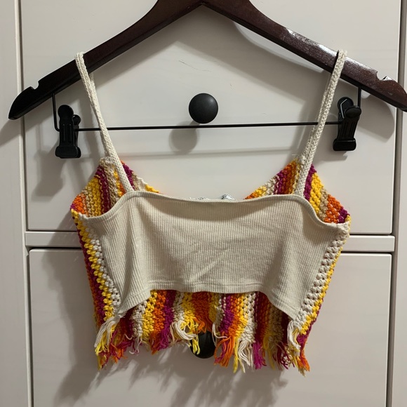 Zara Knit Cropped Top - Picture 2 of 3